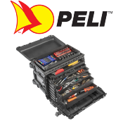 VALISE À OUTILS PELI™ CASE0450 NOIRE AVEC 7 TIROIRS