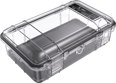 MICRO CASE PELI NOIRE M60 ETANCHE AVEC COUVERCLE TRANSPARENT