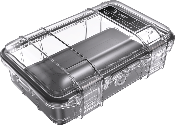 MICRO CASE PELI NOIRE M50 ETANCHE AVEC COUVERCLE TRANSPARENT