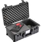 VALISE PELI AIR 1535 NOIRE AVEC MOUSSE PREDECOUPEE + TREKPAK