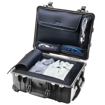 VALISE PELICASE 1560LOC AVEC RANGEMENT + POCHETTE ORDINATEUR