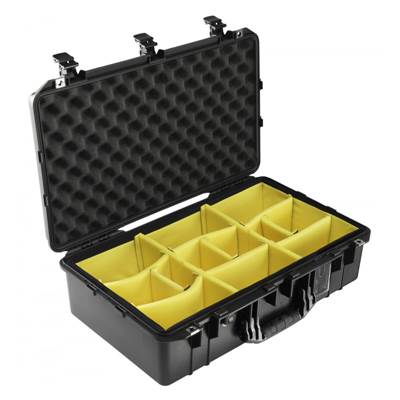 VALISE PELI AIR 1555 + KIT CLOISONS + MOUSSE ALVEOLEE