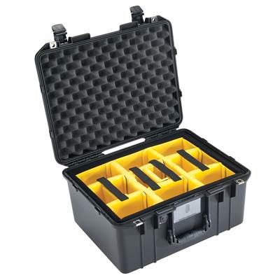 VALISE PELI AIR 1557 + KIT CLOISONS + MOUSSE ALVEOLEE