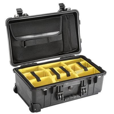 VALISE PELICASE 1510SC AVEC KIT CLOISONS +POCHETTE ORDINATEUR