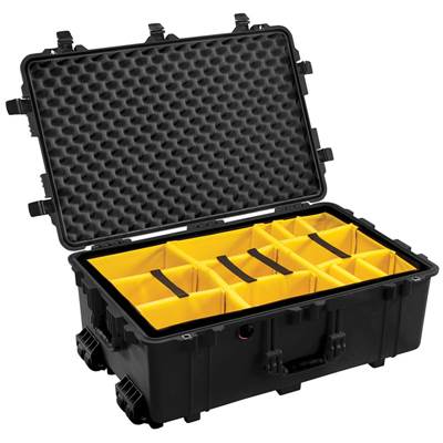 VALISE PELICASE 1650 AVEC KIT CLOISONS + MOUSSE ALVEOLEE