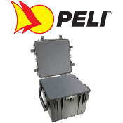 CUBE CASE PELI™ 0340 AVEC MOUSSE PREDECOUPEE + ROULETTES