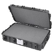 VALISE MAX 1090H280S-H NOIRE AVEC MOUSSE PREDECOUPEE + COUVERCLE FIXE